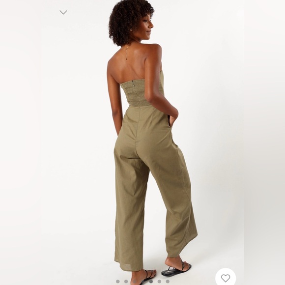 Petal & Pup Jodie Strapless Jumpsuit - Picture 3 of 9